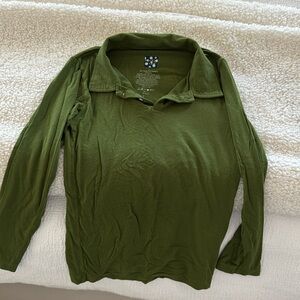 KICKEE PANTS LONG SLEEVE POLO